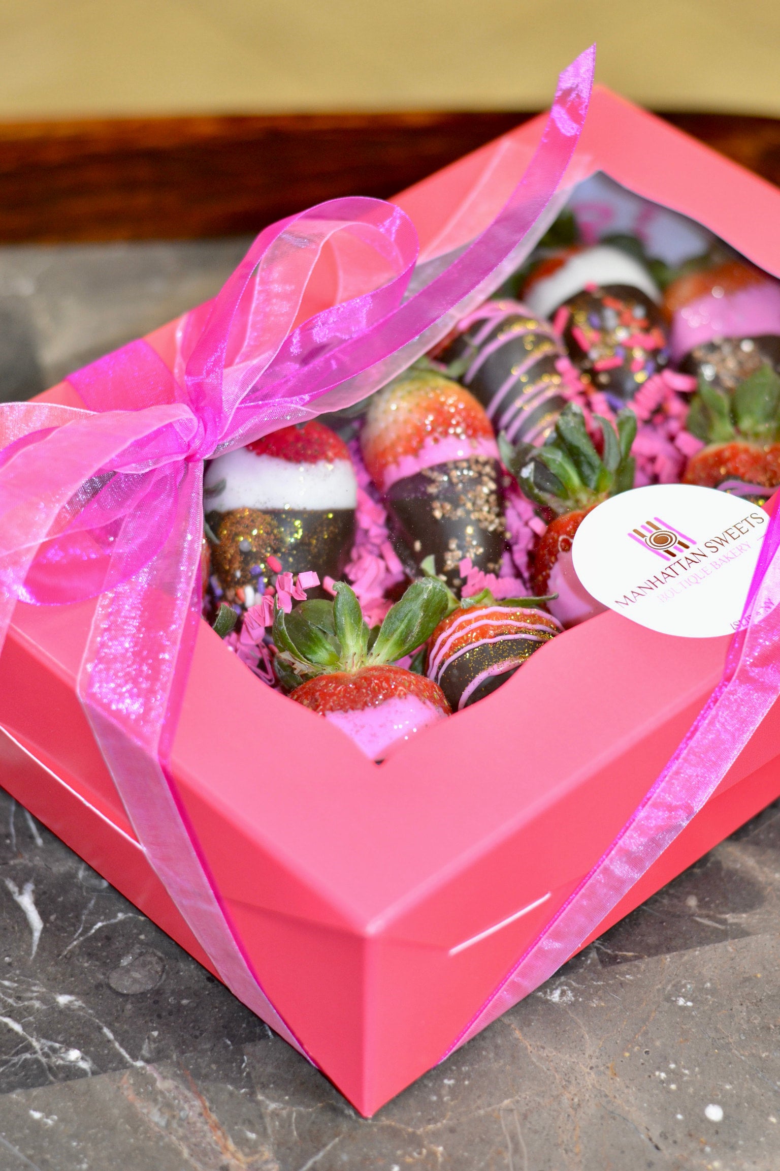 Valentines Day Chocolate Covered Fresh Strawberries Manhattan Sweets